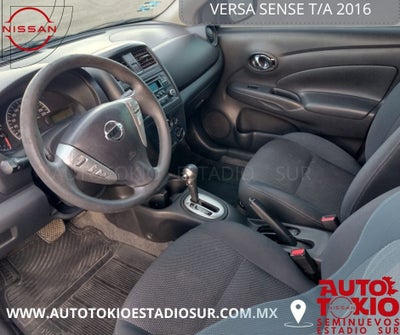 2016 Nissan Versa SENSE L4 1.6L 106 CP 4 PUERTAS AUT BA AA